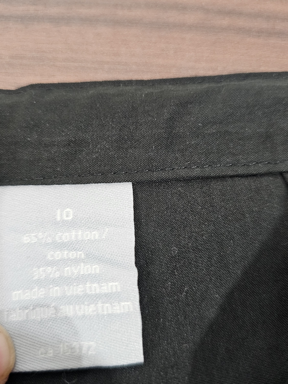 JoeFresh Black WideLeg Utility Pants Drawstring Cargo Minimalist Quiet Luxury 10 - Picture 5 of 13
